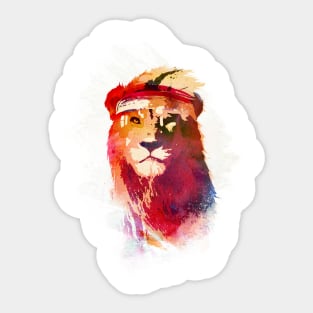 Gym lion Sticker